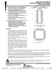 SN54ABT841FK datasheet pdf Texas Instruments