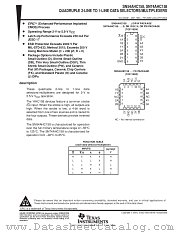 SN54AHC158W datasheet pdf Texas Instruments