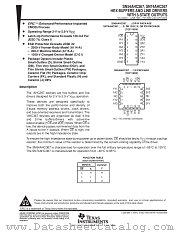 SN54AHC367J datasheet pdf Texas Instruments