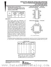 SN54ALS109AFK datasheet pdf Texas Instruments