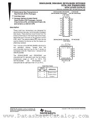 SN54ALS640BFK datasheet pdf Texas Instruments