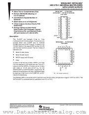 SN54ALS857JT datasheet pdf Texas Instruments