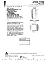 SN54HC273FK datasheet pdf Texas Instruments