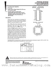 SN54HC623W datasheet pdf Texas Instruments