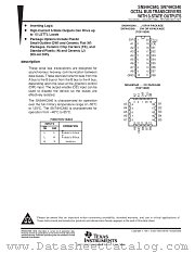 SN54HC640FK datasheet pdf Texas Instruments