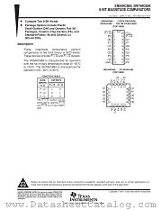 SN54HC684 datasheet pdf Texas Instruments