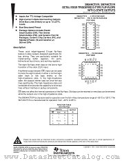 SN54HCT574W datasheet pdf Texas Instruments