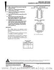 SN54LV02AW datasheet pdf Texas Instruments