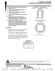SN54LV08A datasheet pdf Texas Instruments