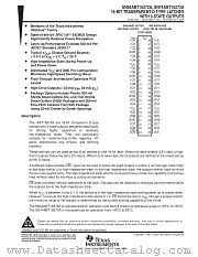 SN54ABT16373AWD datasheet pdf Texas Instruments