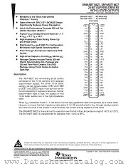 SN54ABT16827WD datasheet pdf Texas Instruments