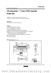 RCM2122R datasheet pdf ROHM