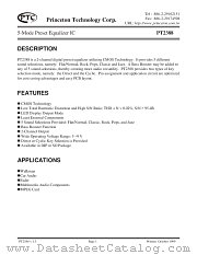 PT2388-S datasheet pdf Princeton Technology Corporation
