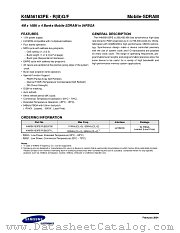 K4M56163PE-F90 datasheet pdf Samsung Electronic