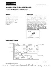 KA1M0880B-TU datasheet pdf Fairchild Semiconductor
