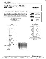 MC10186 datasheet pdf ON Semiconductor
