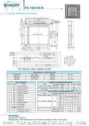 PG160160-B datasheet pdf Powertip Technology