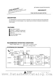 M62495 datasheet pdf Mitsubishi Electric Corporation