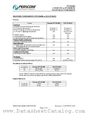 PI7C8148B datasheet pdf Pericom Technology