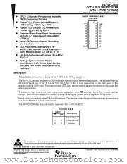 74LVC245 datasheet pdf Texas Instruments