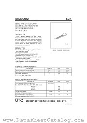 MCR101-4 datasheet pdf Unisonic Technologies