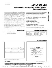 MAX9321BESA datasheet pdf MAXIM - Dallas Semiconductor