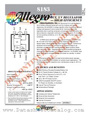8183 datasheet pdf Allegro MicroSystems