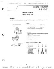 PS1001 datasheet pdf NEC