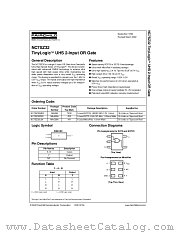NC7SZ32M5 datasheet pdf Fairchild Semiconductor