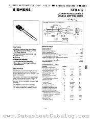 SFH435 datasheet pdf Siemens