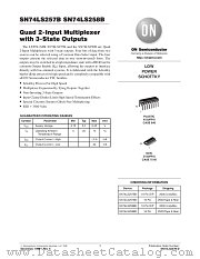 SN74LS258BD datasheet pdf ON Semiconductor