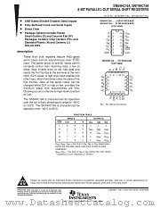 SN54HC164W datasheet pdf Texas Instruments
