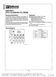 DM74S571 datasheet pdf National Semiconductor