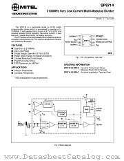 SP8714IGMPAC datasheet pdf Mitel Semiconductor