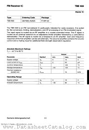 TBB469 datasheet pdf Siemens
