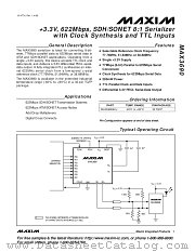 MAX3690ECJ datasheet pdf MAXIM - Dallas Semiconductor