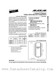 MAX4137EWG datasheet pdf MAXIM - Dallas Semiconductor