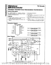 TDA2522 datasheet pdf National Semiconductor