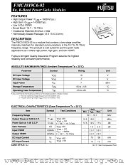 FMC1819C6-02 datasheet pdf Fujitsu Microelectronics