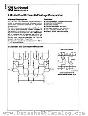 LM1414 datasheet pdf National Semiconductor