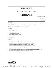 HA12187 datasheet pdf Hitachi Semiconductor