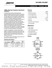 HA2-2600-2 datasheet pdf Intersil