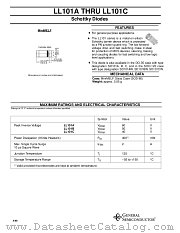 LL101 datasheet pdf General Semiconductor
