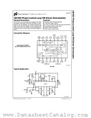 LM1800N datasheet pdf National Semiconductor