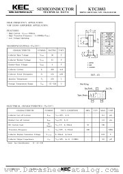 KTC3876 datasheet pdf Korea Electronics (KEC)