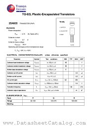 2SA935 datasheet pdf TRANSYS Electronics Limited