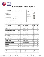 2SC1674 datasheet pdf TRANSYS Electronics Limited