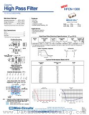 HFCN-1300D datasheet pdf Mini-Circuits