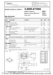 2-2W5I-AT1004 datasheet pdf Powerex Power Semiconductors
