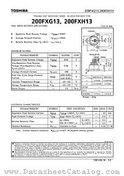 200FXG13 datasheet pdf TOSHIBA